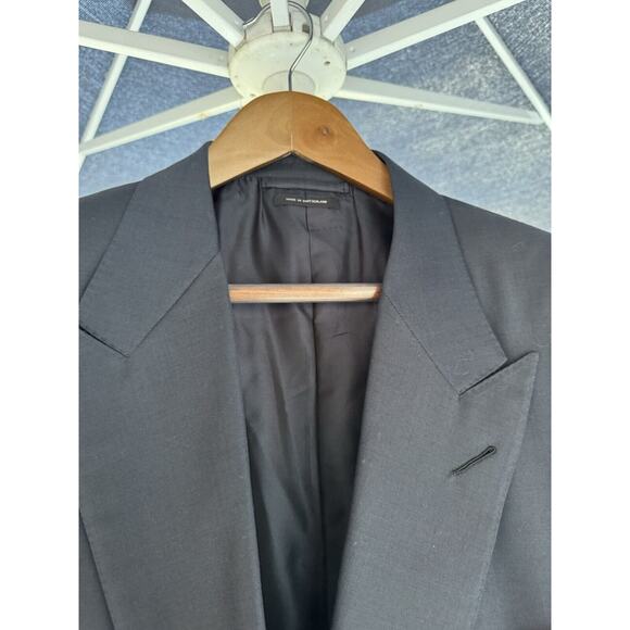 Tom Ford Navy Blue Suit Jacket Tailored To Size 58/47 Chest US - Picture 8 of 10